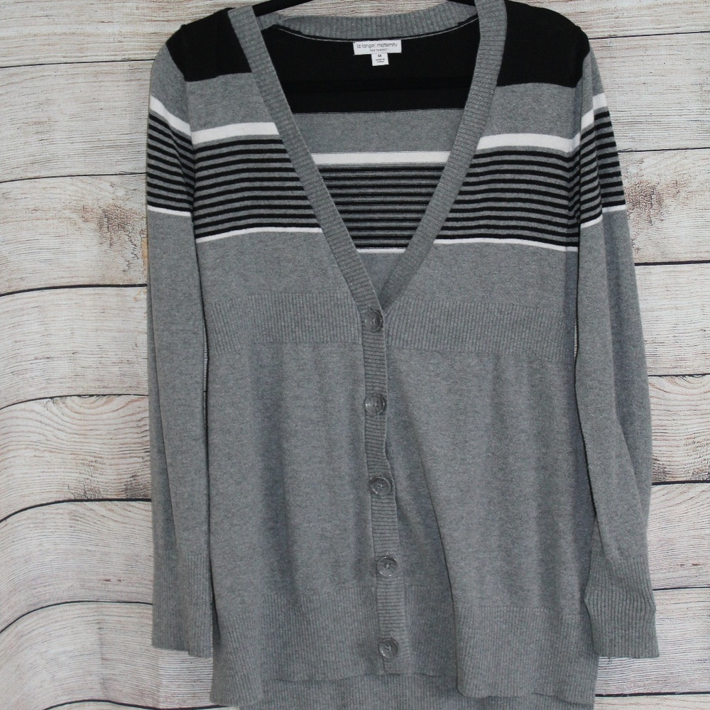 Liz Lange Maternity Cardigan M